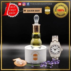 Tinh dầu nước hoa dubai ajmal golden Oudy 12ml Unisex cao cấp chính hãng