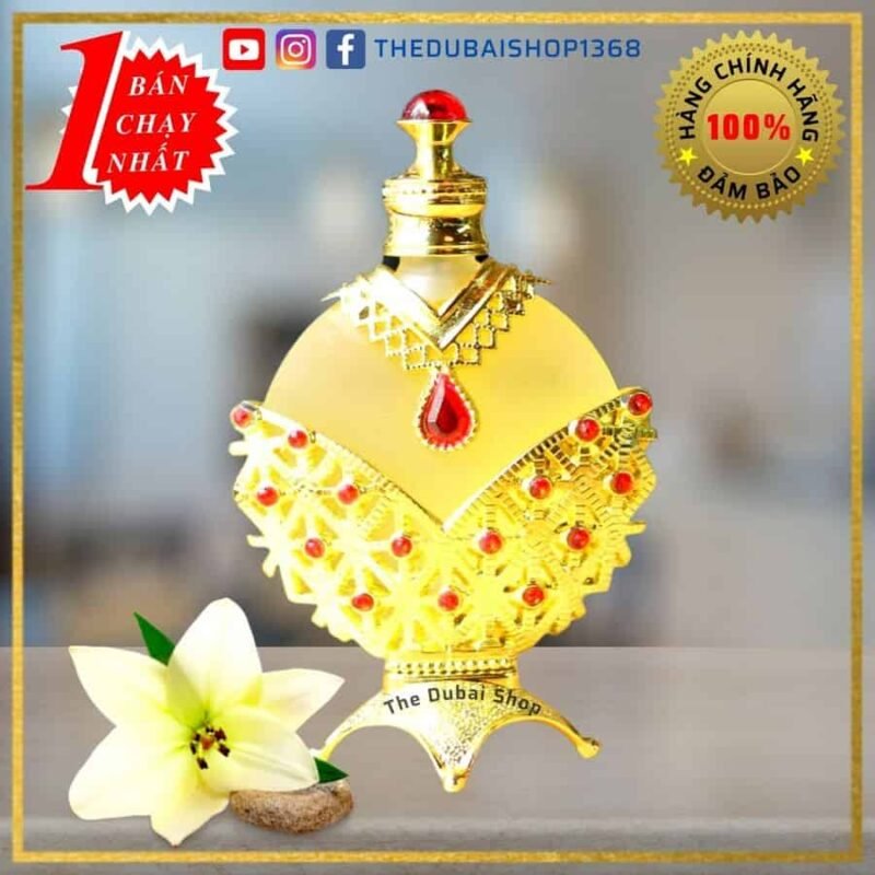 Tinh dầu nước hoa dubai nữ hoàng đỏ hareem al sultan gold khadlaj 35ml