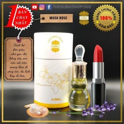 Tinh Dầu Nước Hoa Dubai Ajmal Musk Rose 12Ml Chính Hãng 12 Tinh dau nuoc hoa dubai ajmal musk rose 12ml cao cap chinh hang cho nu 3 11