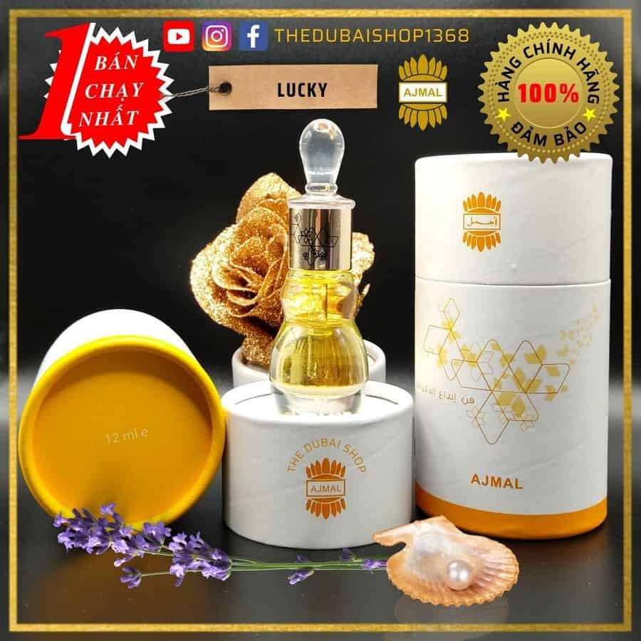 Tinh Dầu Ajmal Lucky 12Ml 20 Tinh dầu nước hoa dubai ajmal lucky 12ml unisex cao cấp chính hãng cho nam và nữ