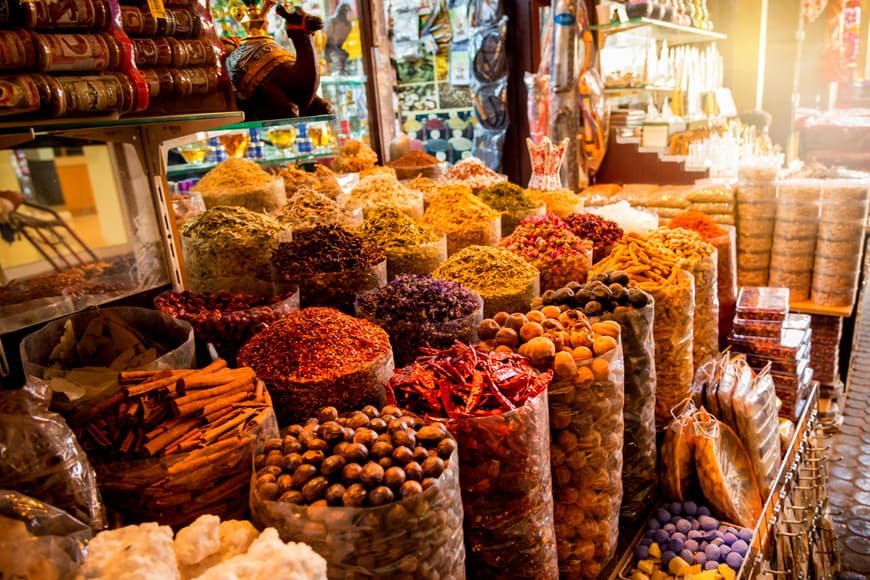 Chợ gia vị dubai spices souk