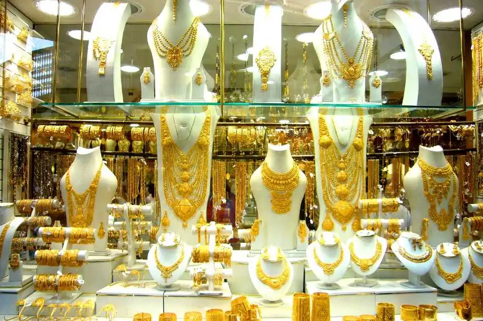 Chợ vàng và trang sức kim cương ở dubai gold souk